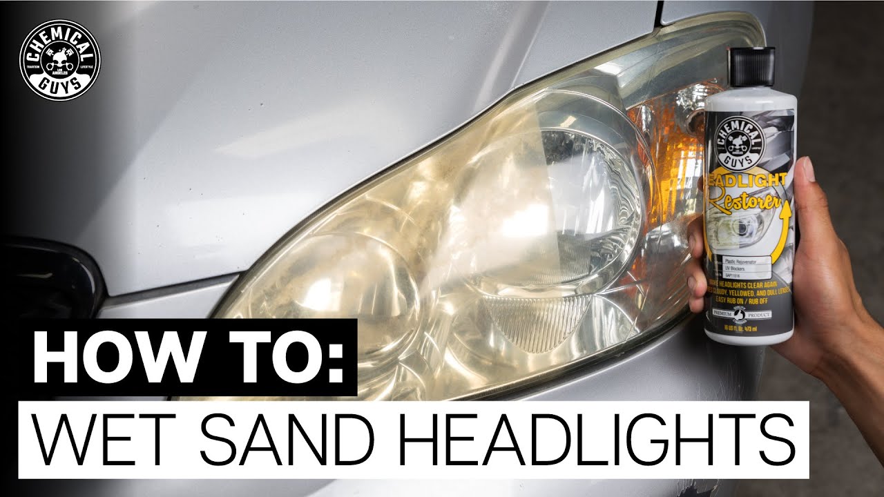 Restore yellowing headlights to a high clarity finish with Headlight  Restorer! Headlight Restorer removes the layer of oxidized plastic that  clouds your, By Chemical Guys