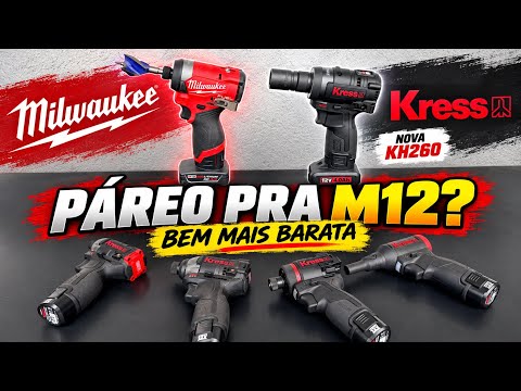 NEW KRESS KH260 12V: THE DRILL/IMPACT DRIVER THAT CAME CLOSEST TO THE MILWAUKEE M12 FUEL!