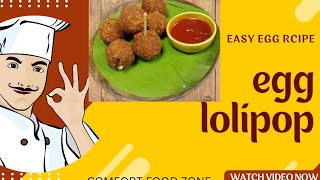 How To Make Egg Lollipop Easy Recipe By Comfort Food Zone