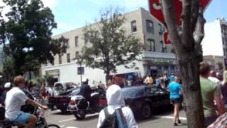 David Hasselhoff parading around at Comic Con 2010
