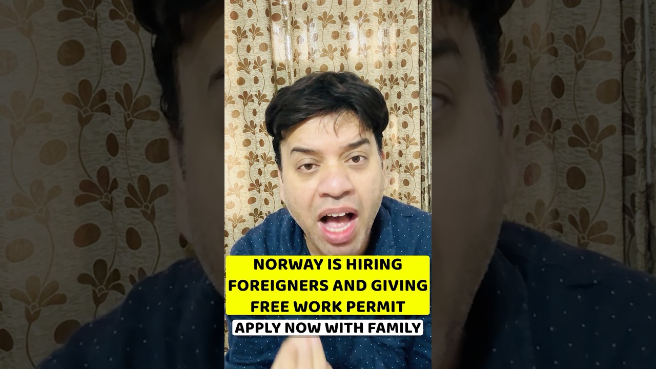 Jobs in Norway for indian | Norway work visa for indian | Jobs in Norway for indian