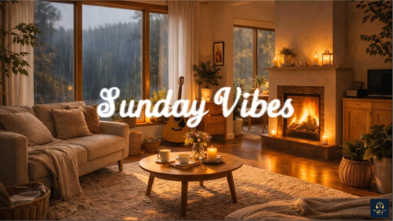 Sunday Morning Chill 🌿 Relaxing Electronic Piano Music | Cozy & Calm Ambience for Stress Relief