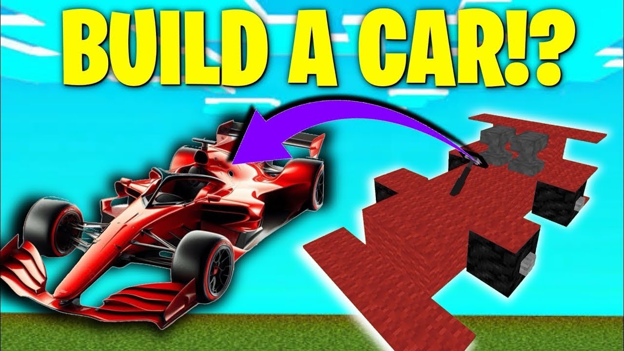 I Built My Dream Car In Minecraft - YouTube