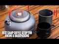 Odoland Camping Coffee Pot Camping Coffee Makers | Best Camping Coffee Maker for Backpacking