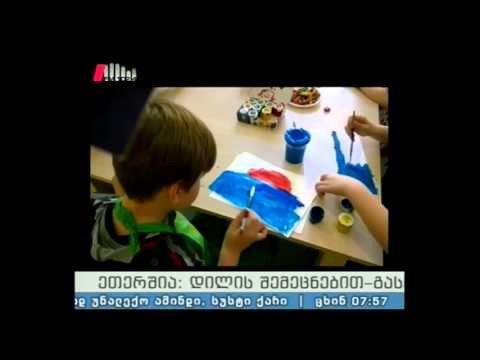 \"პიკის საათი\" 18.04.16   ვორქშოპი პატარა მხატვრებისთვის
