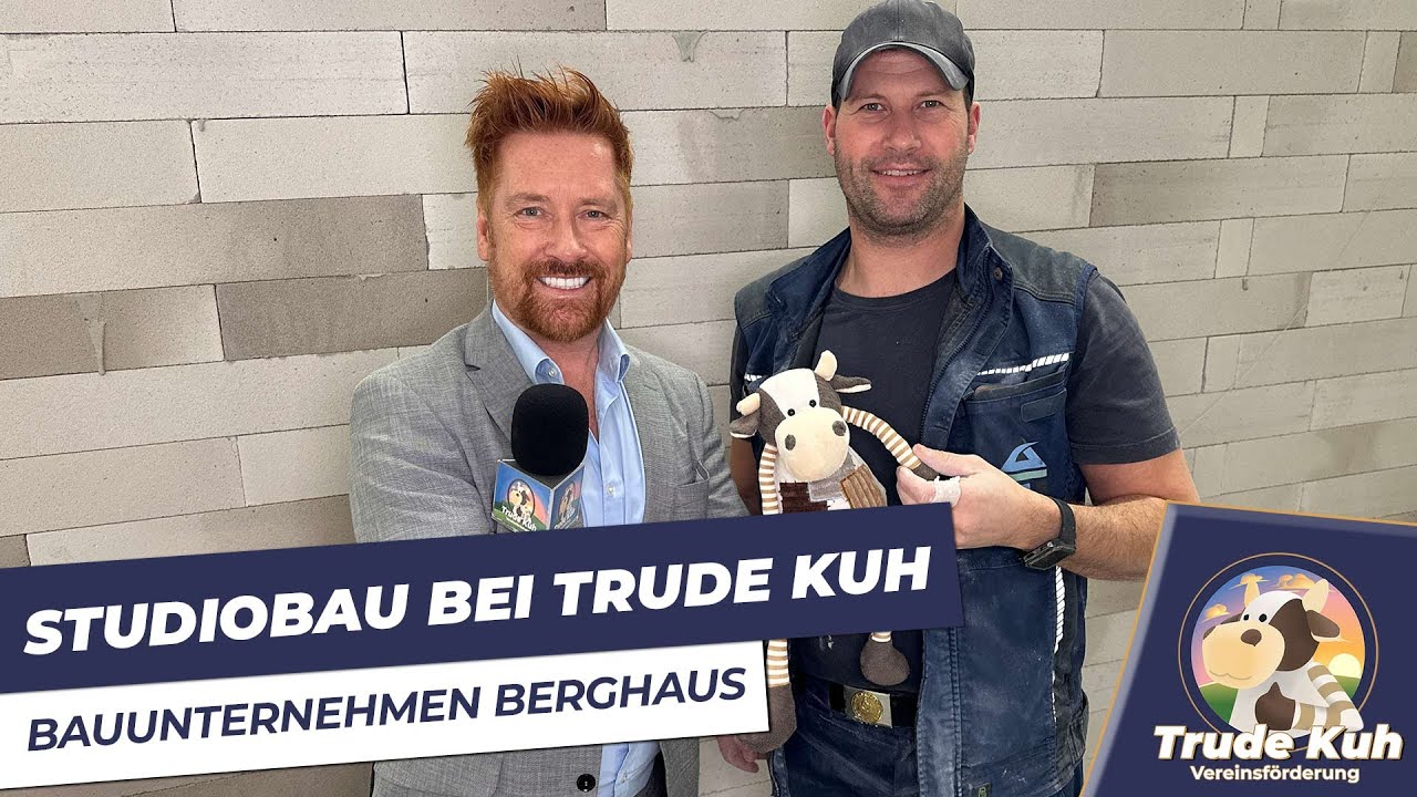 Baustellen-Update bei Trude Kuh: Bauunternehmen Berghaus setzt Ausbau der TV-Studios fort