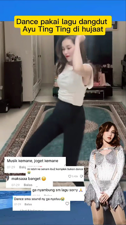 Ayu Ting Ting dance pakai lagu dangdut #shortvideo #ayutingting #viralvideo #trending