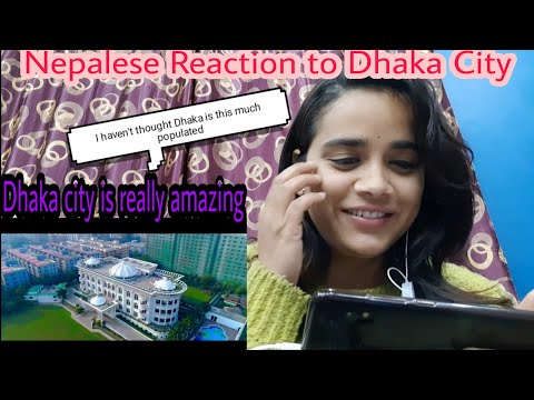 Dhaka City, Bangladesh In Aerial View | Nepalese Cute Girl Reaction