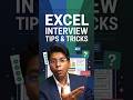 Excel INTERVIEW TIPS That Will Get You HIRED Fast