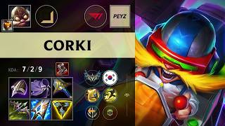 (T1 Peyz) Corki ADC vs Lucian - KR Challenger Patch 26.16