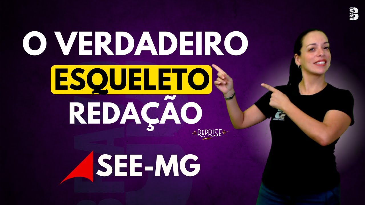 O VERDADEIRO ESQUELETO DA REDAÇÃO | DESIGUALDADE SOCIAL | REPRISE | CONCURSO SEE MG 2025