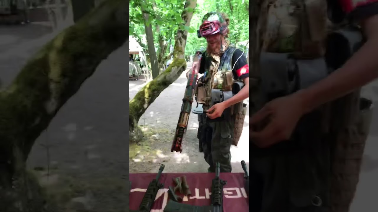 Mag Fed Paintball Nerf Gun @ Super Game 51