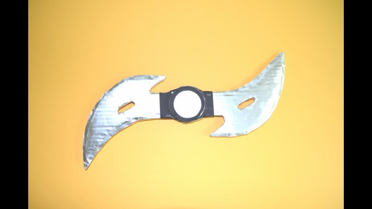 Como hacer un cuchillo de papel - Cuchillo Vampiro   - Cuchillo de Blade