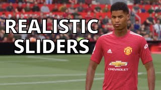 Fifa 21 Realistic Sliders Winger Player Career Mode Sliders