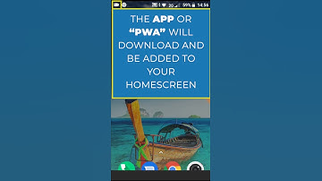 Downloading a PWA(Progressive Web App) from Google Chrome on Android