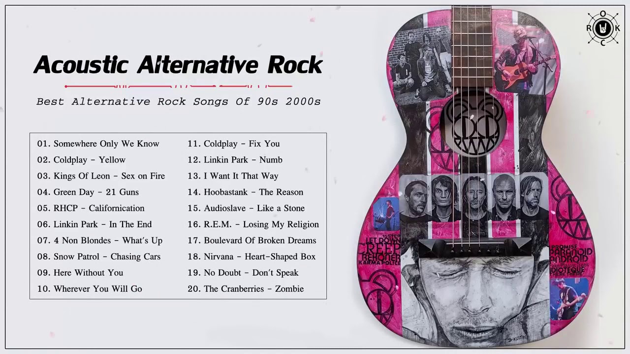 Acoustic Alternative Rock Best Alternative Rock Songs Of 90s 2000s