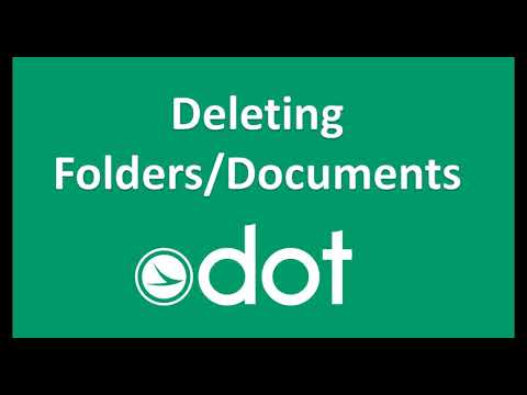 ProjectWise Basics: Delete Documents/Folders