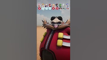 Sonic, Amy, Tails, Rouge, Knuckles, Cream, Shadow, Jet and Silver versus Dr Eggman