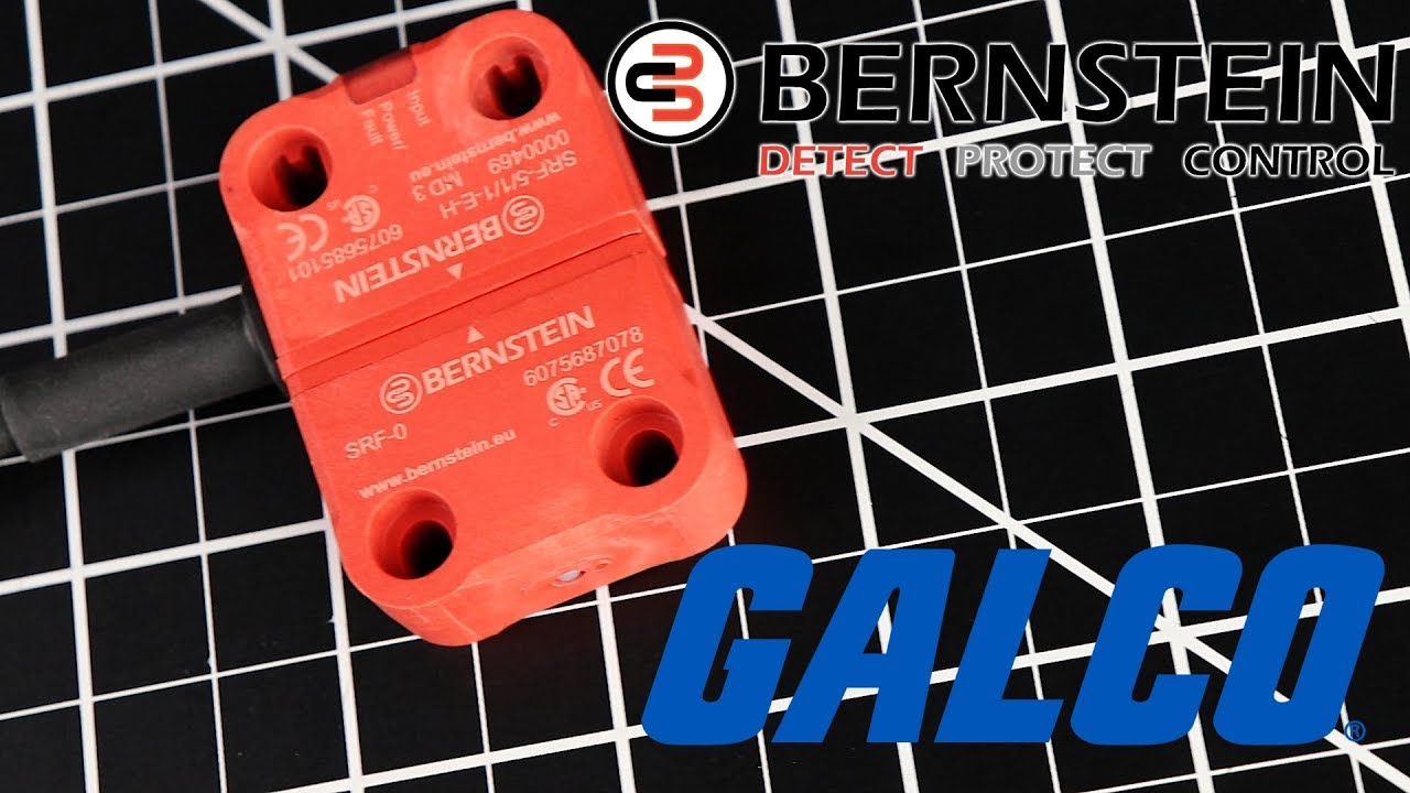 Bernstein SRF Series Non Contact Safety Sensors YouTube