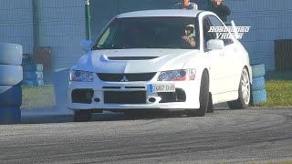 Mitsubishi Lancer EVO IX | BIG Driving Skills !! | Pure Sound | Full HD