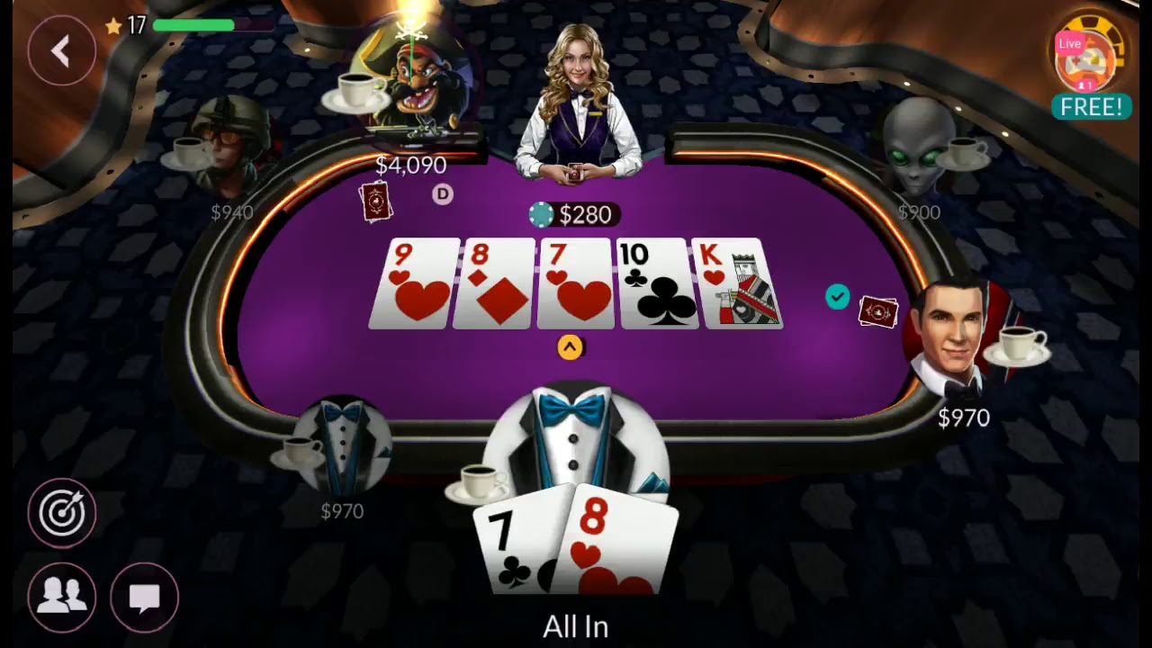 Watch me play Zynga Poker via Omlet Arcade!