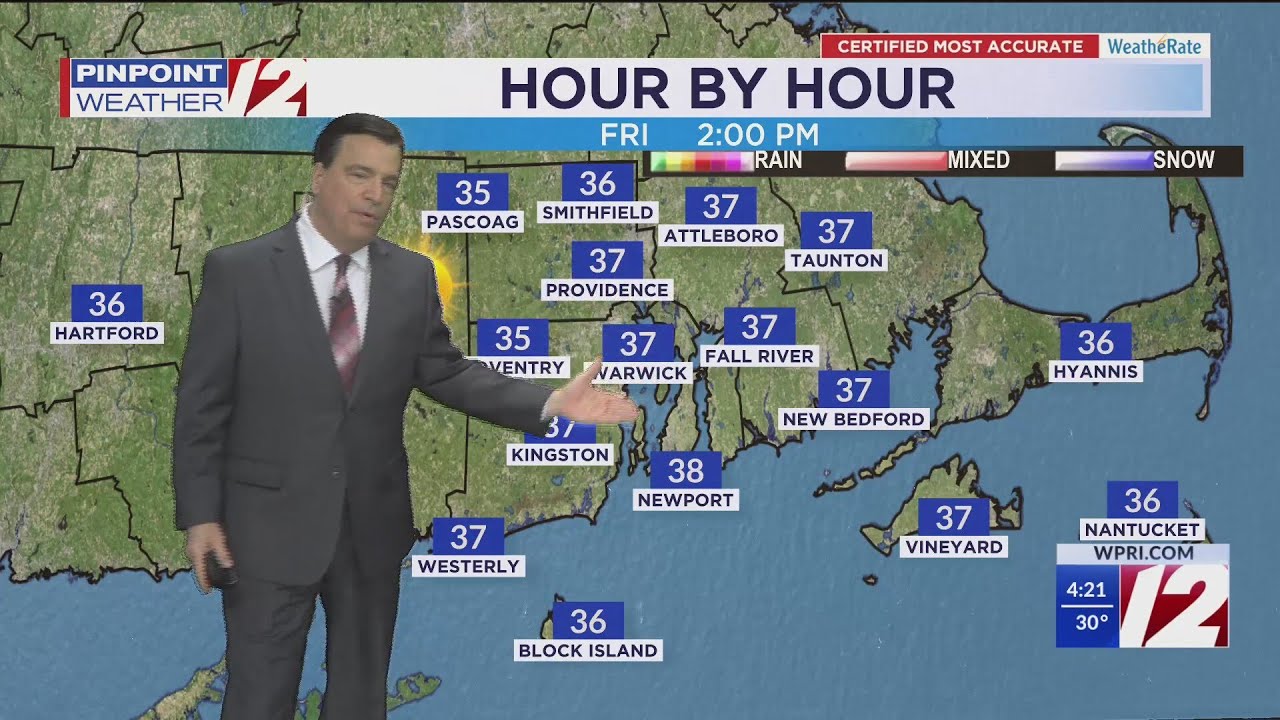 WPRI 12 Weather Now 01/09/25 Not As Cold Friday - YouTube