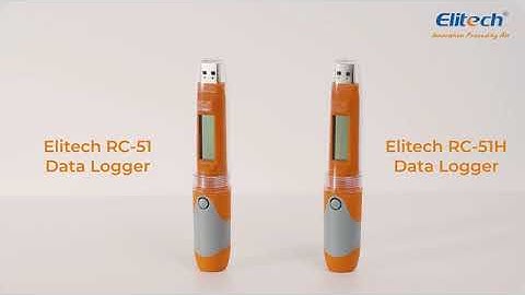 Elitech RC-51& RC-51H Waterproof Pen Styled USB Data Logger Recorder Tester, 32000 Recordings.