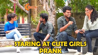 STARING AT CUTE GIRLS PRANK | Reaction Prank | Nellai360*