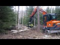 R3EX Excavator Harvesting Head with 6 ton Doosan DX62R