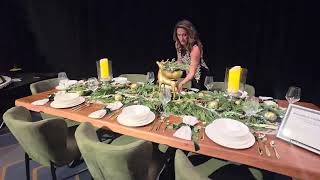 Organic Forge Dining Table Live Edge