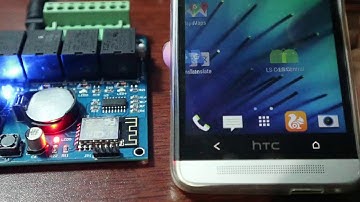 [Demo] Điều khiển thiết bị qua WiFi dùng ESP8266 và điện thoại Android