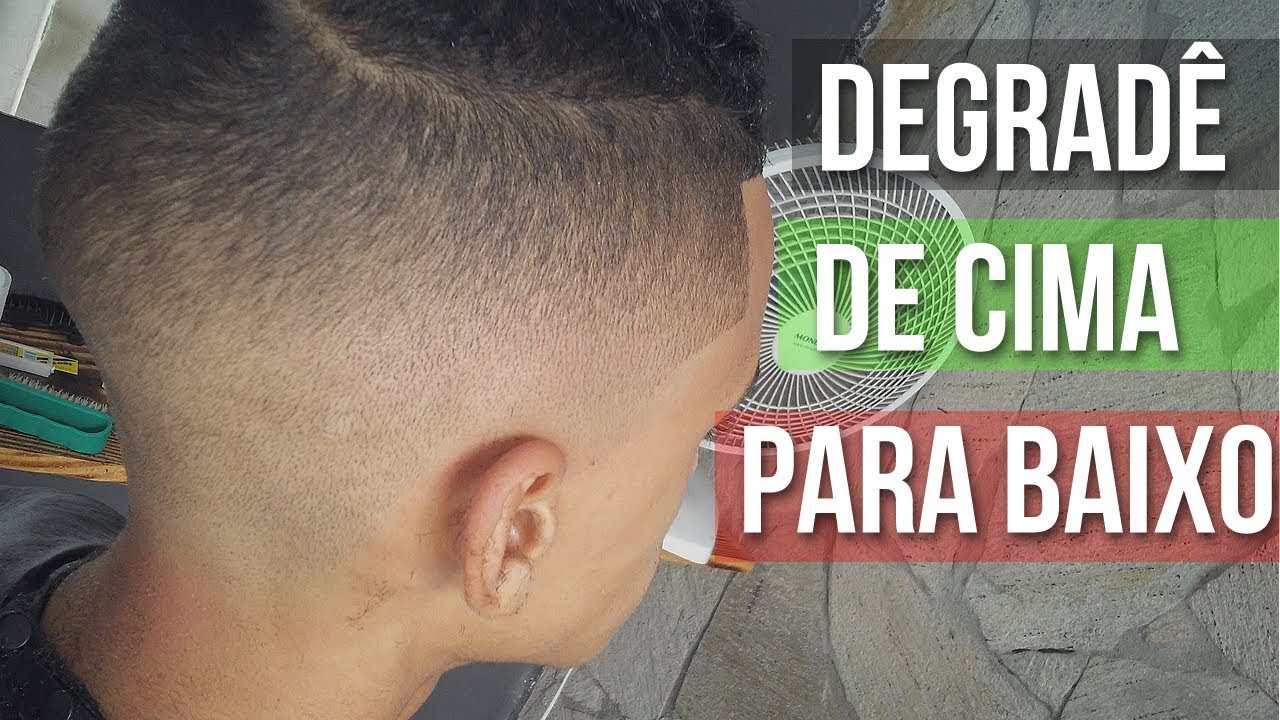 DICA DE CORTE MASCULINO DEGRADE LIMPO EM CABELO CRESPO