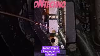 Tecno Pop 8 charging error solution #smartphone #chargingport #chargingproblem #repair