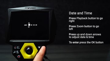 Recon Borescope | How to screen settings