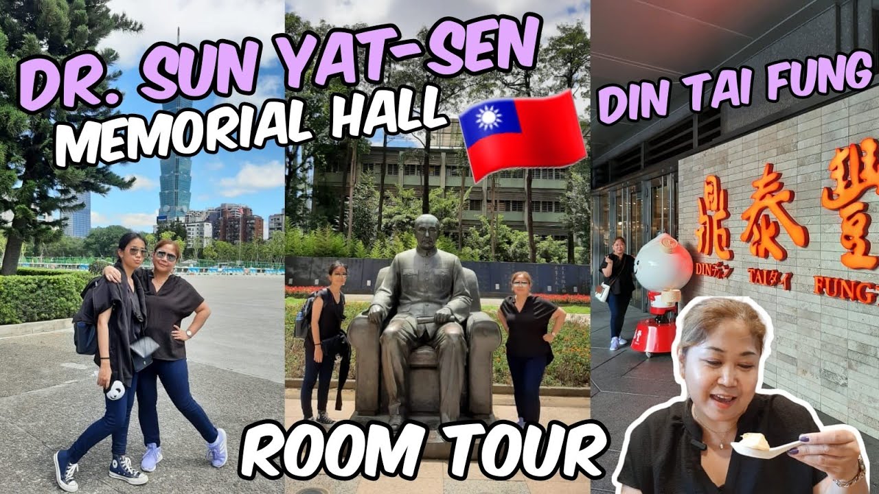 TAIWAN VLOG 🇹🇼 | Room Tour | Dr. Sun Yat Sen Memorial Hall | Wandering Riz