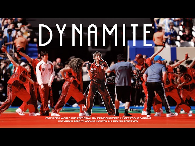 260719 FIFA Halftime Show 'Dynamite' / BTS J-HOPE FOCUS FANCAM