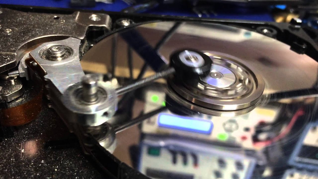 Funny hard drive contraption