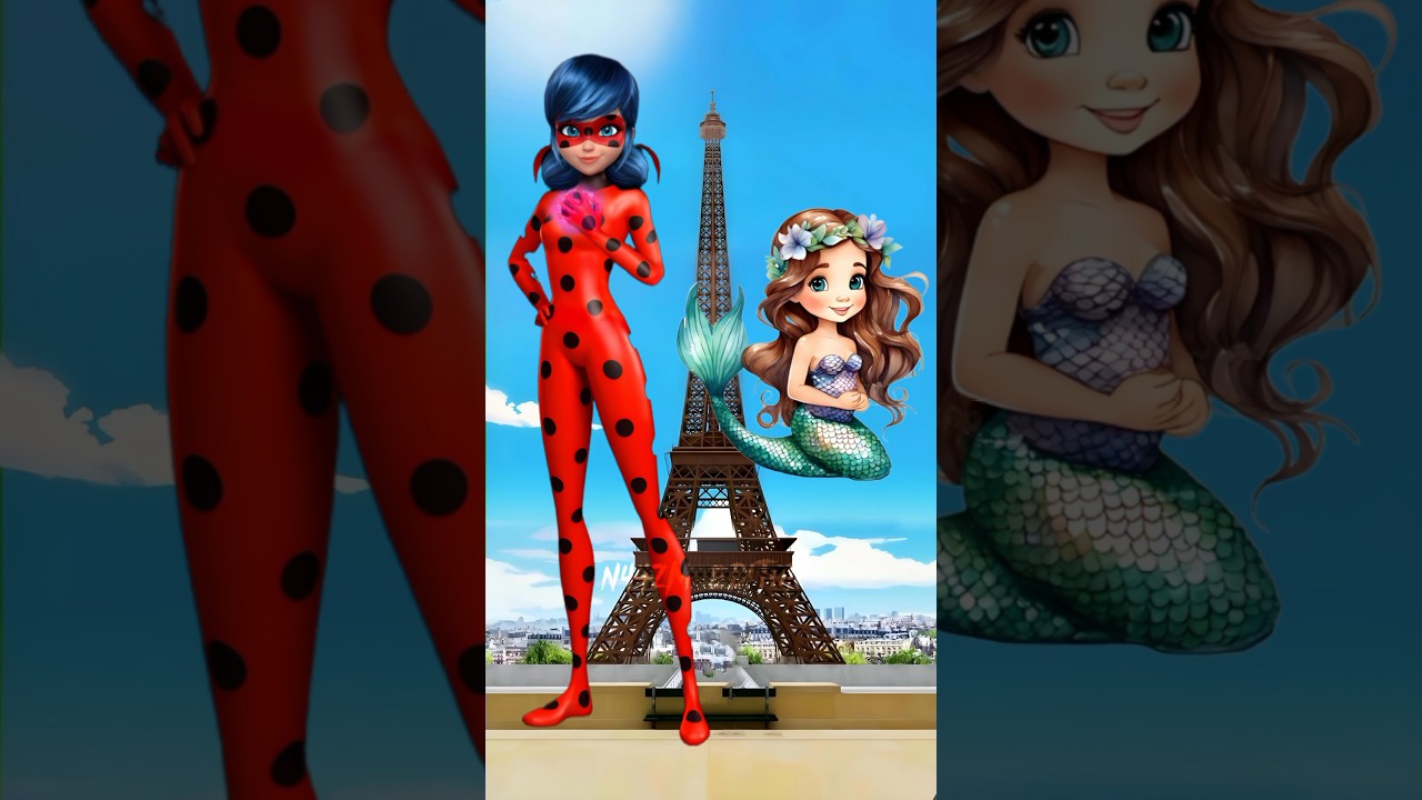 Miraculous character AS mermaid🧜‍♀️mode 💗✨