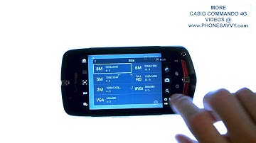 Casio Commando 4G - How Do I Use the Camera