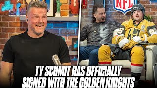 Pat McAfee Show's Ty Schmit Officially Signs With Vegas Golden Knights