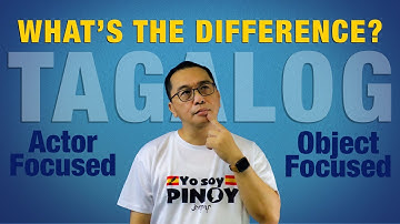 What is OBJECT FOCUSED sentence in Tagalog? (E30)
