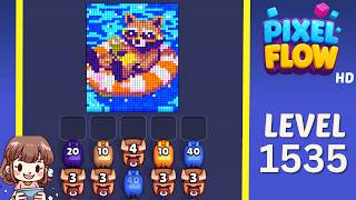 Pixel Flow Level 1535 Solution Walkthrough
