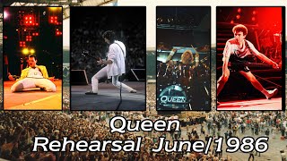 Queen - Rehearsal For The Magic Tour (June, 1986)