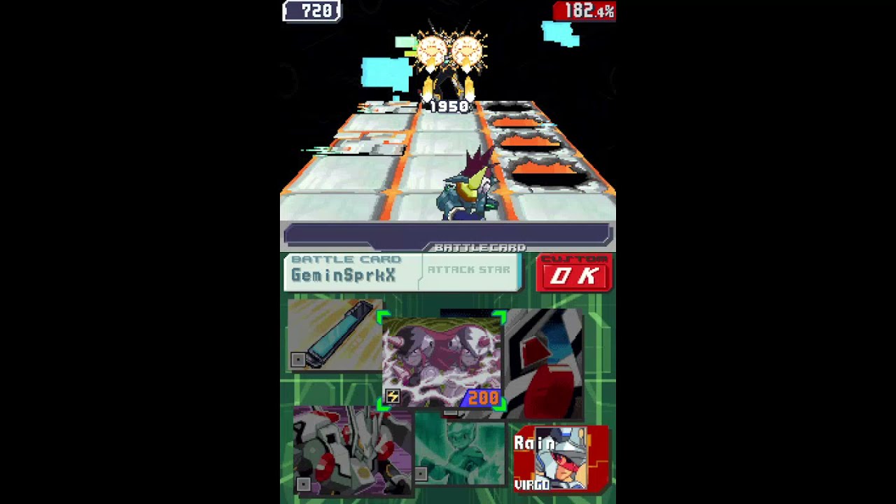 MegaMan Star Force 3: Dread Joker R and Acid Ace R