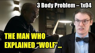 AT LEAST HE DID NOT READ PINOCCHIO! || PHYSICIST watches 3 BODY PROBLEM 1x04 - BLIND REACT-ANALYSIS