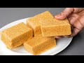 Suji milk cake recipe  semolina milk cake  easy  delicious milk cake recipe  rava milk cake