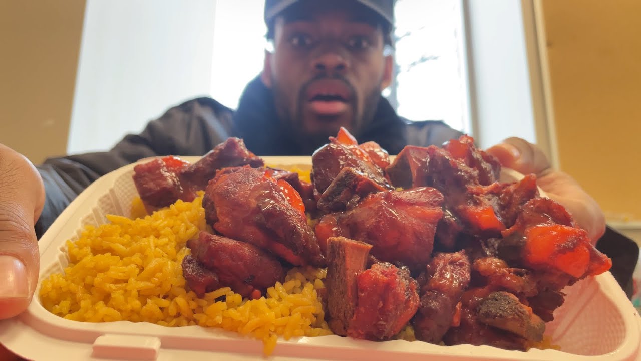 bbq spare ribs and fried rice! (Chinese mukbang) YouTube