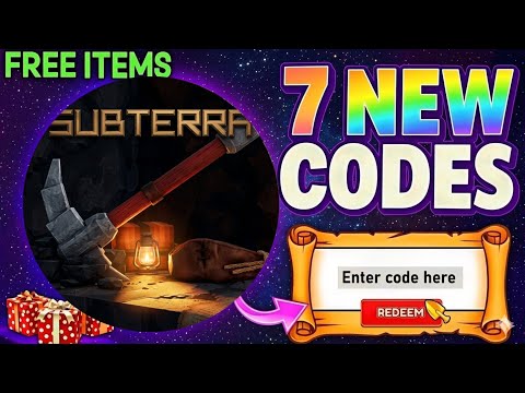 *SECRET UPDATE!* | Subterra CODES 2026 (ROBLOX Subterra)