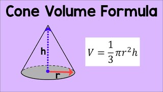 Famous Cone Volume Formula | Math Animation Wealth