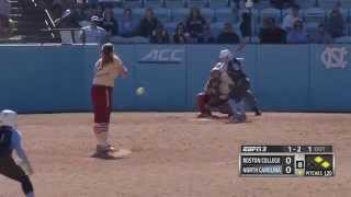 UNC Softball: Highlights vs. Boston College - Game 3
